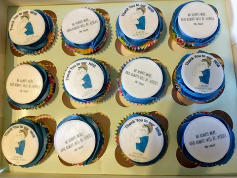 Cup Cake Toppers Printed on A4 Edible Sheets