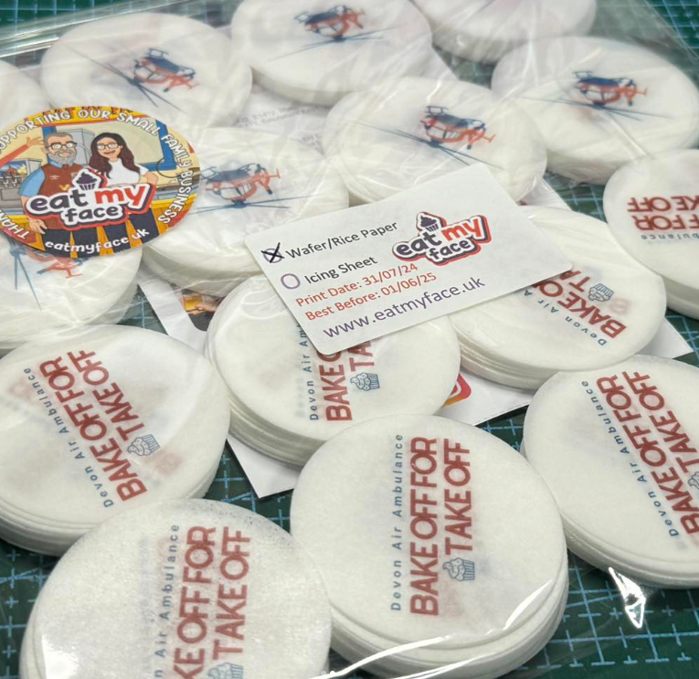 Personalised Logo/Photo Edible Biscuit/Cookie Toppers