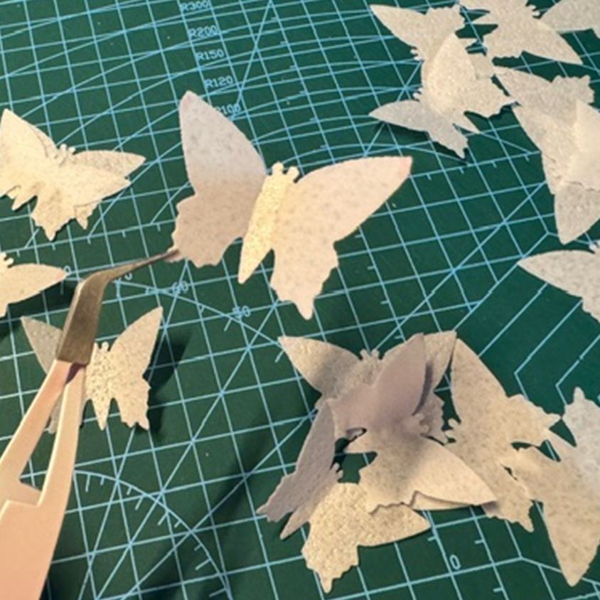 Edible 3D Butterflies 2" (Rice/Wafer Paper)