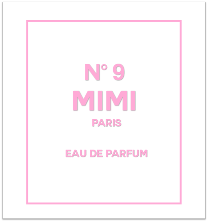 Personalised Designer Perfume Label Edible Cake Topper