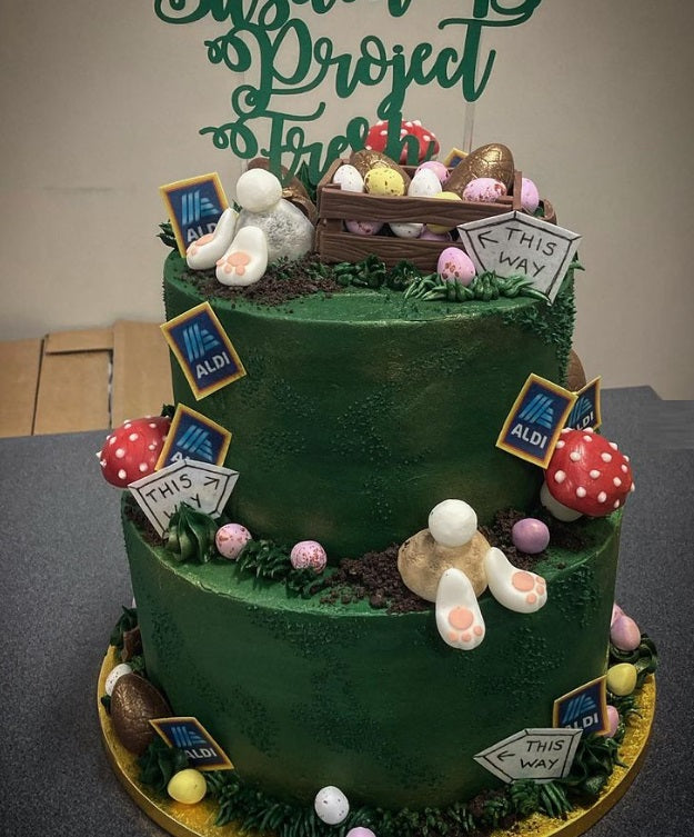 Your Logo SQUARE Cup Cake Toppers (Rice/Wafer Paper)