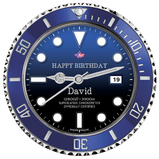 Personalised Watch Face Edible Cake Topper