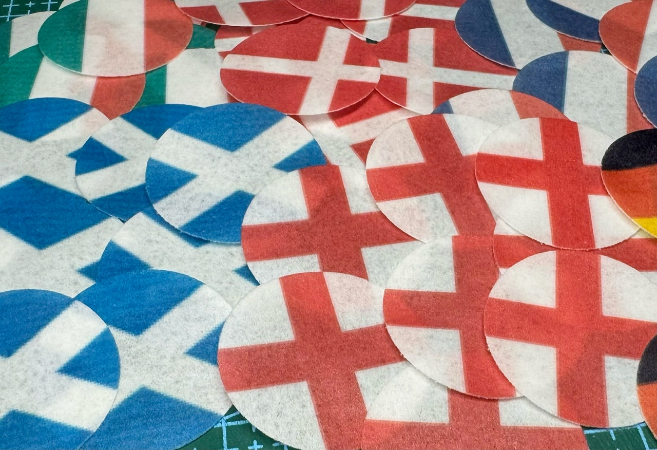 World Cup 2026 Cup Cake Toppers (Rice/Wafer Paper)