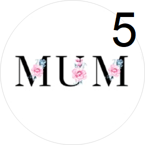 Mothers Day Pre-Cut Cup Cake Toppers