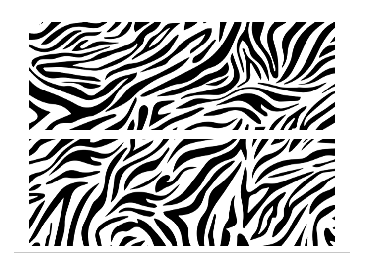 Large Edible Zebra Pattern Cake Wrap