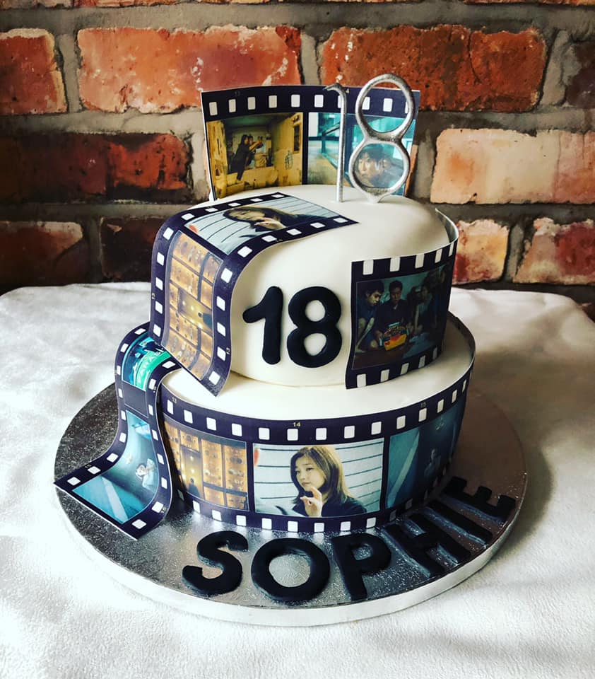 Large Personalised Edible Film Reel Strips