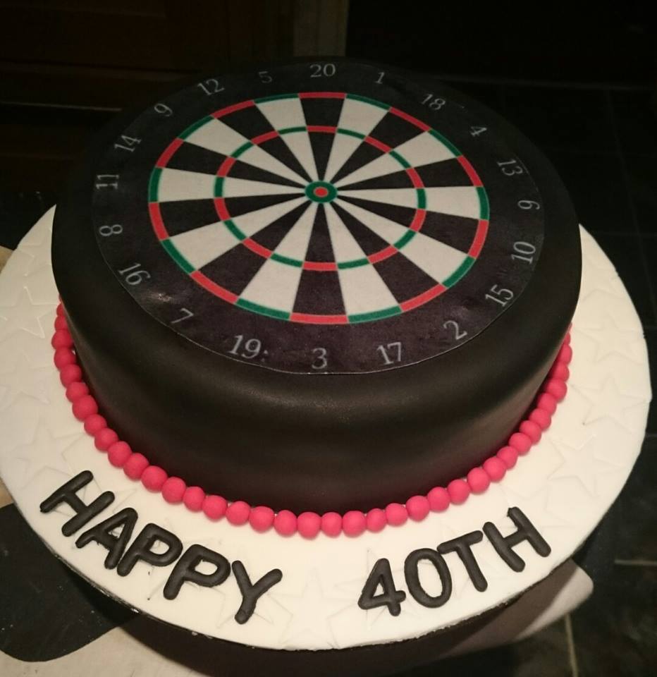 Large Personalised Edible Dart-Board
