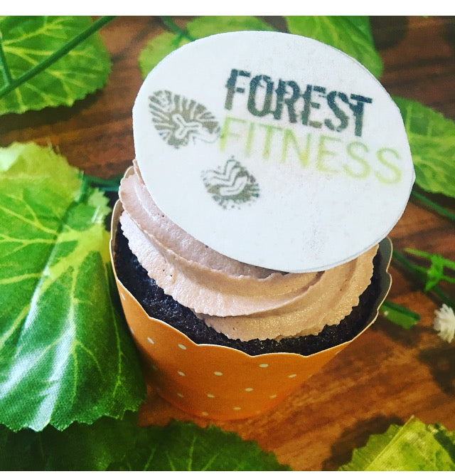 Your Logo Cup Cake Toppers (Rice/Wafer Paper)