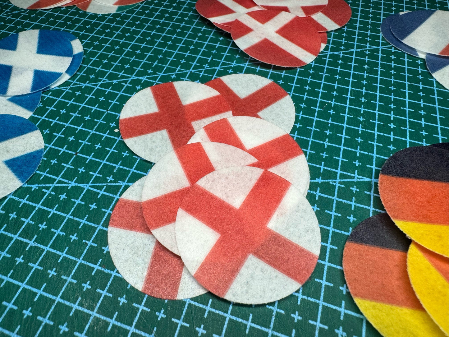 Euro 2024 Cup Cake Toppers (Rice/Wafer Paper)