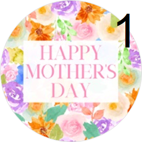 Mothers Day Pre-Cut Cup Cake Toppers